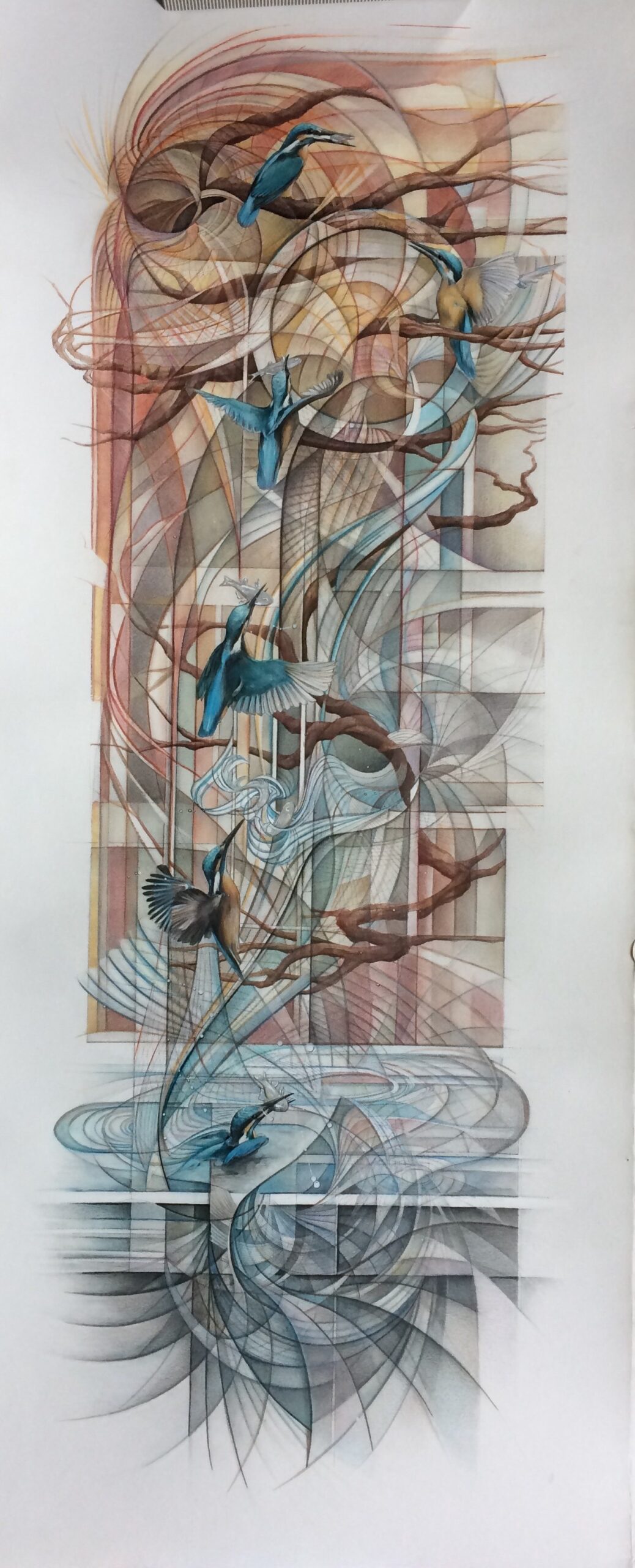 The Fisher King, a detailed drawing by Anneka Reay